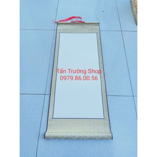 Giấy biểu lụa viết thư pháp kt 32*75