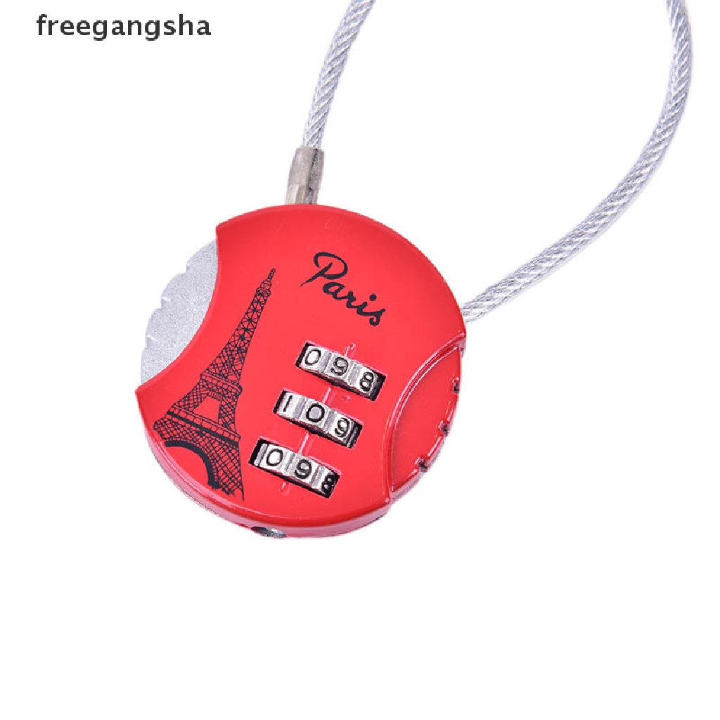 [FREG] 1pc Mini Resettable Combination Travel Luggage Suitcase Code Lock Padlock Locks FDH