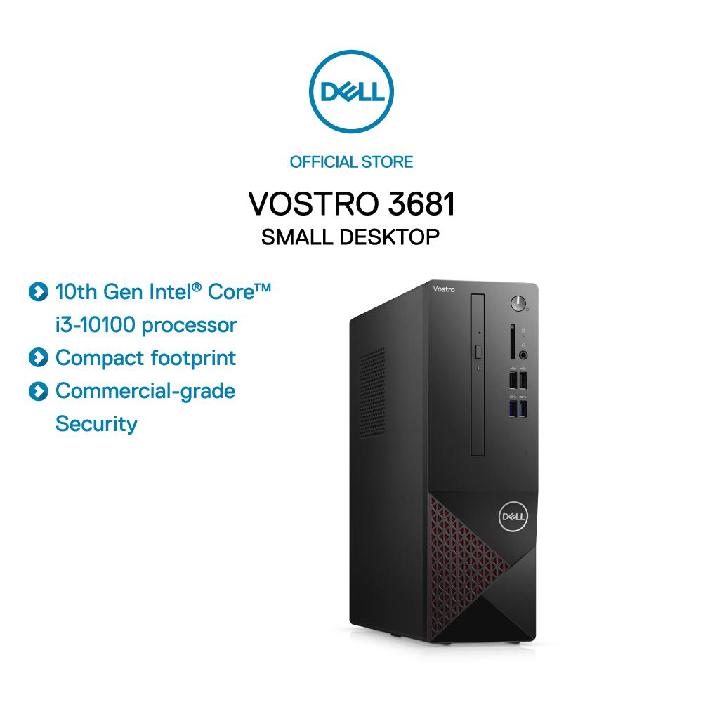 [Mã ELMALL1TR giảm 5% đơn 3TR] Máy tính để bàn Vostro 3681 i3-10100, 4GB, HDD 1TB, NonDVD, Win10SL (STI31501W-4G-1T)