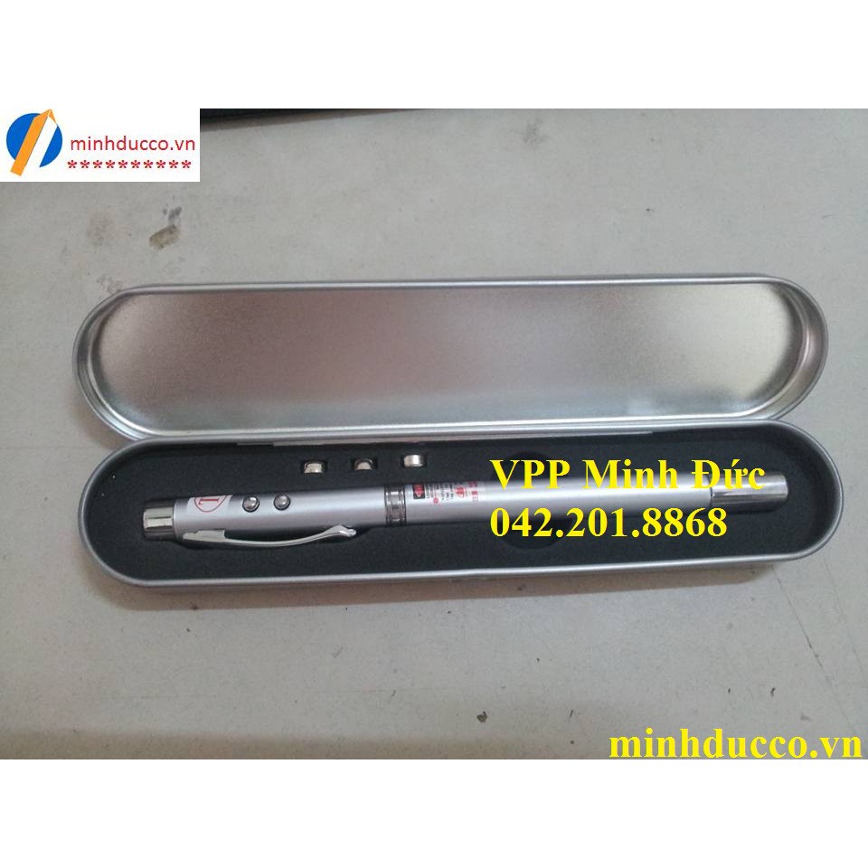 bút chỉ lazer/ bút thuyết trình đa năng 4 trong 1