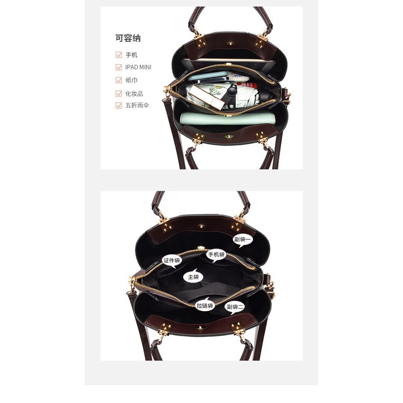 Túi Cho Mẹ Trung Niên Đơn Giản Mẫu Mới Túi Nữ Da Mềm Túi Xách Tay Bà Ngoại Túi Xách Tay Nữ Đi Chợ