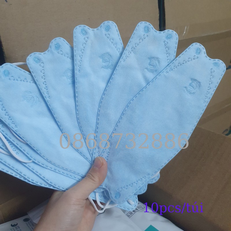 [Combo 10Gói][50Cái] Khẩu Trang 4D MASK KF94 Công Nghệ Dập Hàng Quốc - Hàng Chính Hãng Công Ty Cường Thịnh