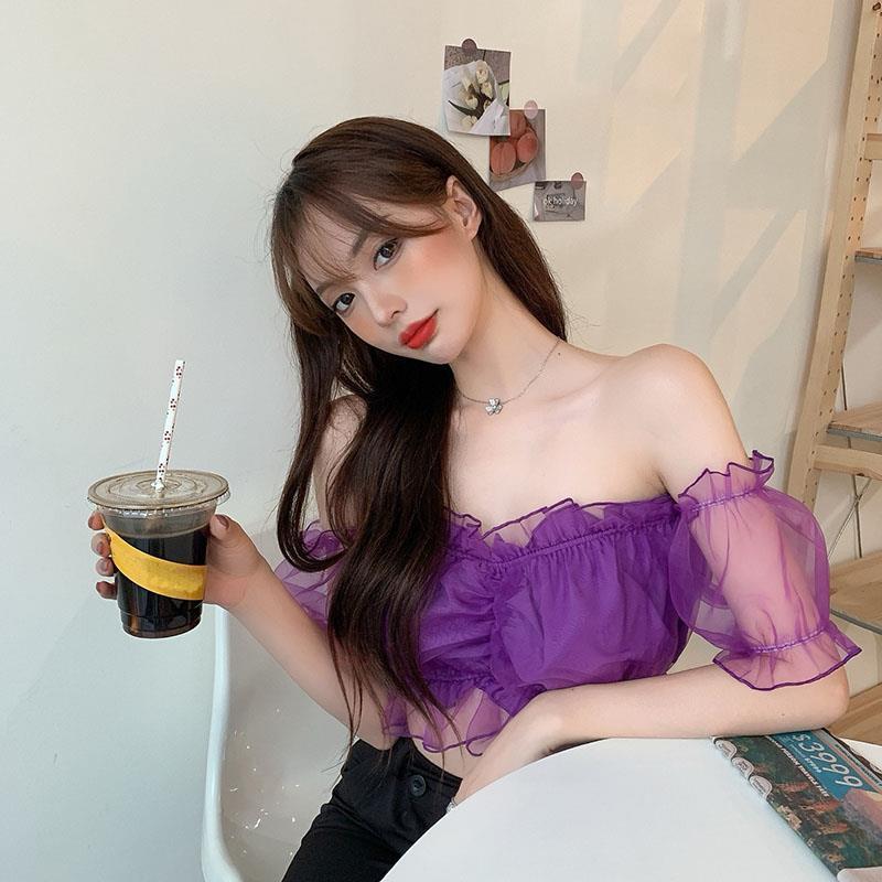 Áo Voan Trễ Vai Thời Trang Gợi Cảm Cho Nữ | BigBuy360 - bigbuy360.vn