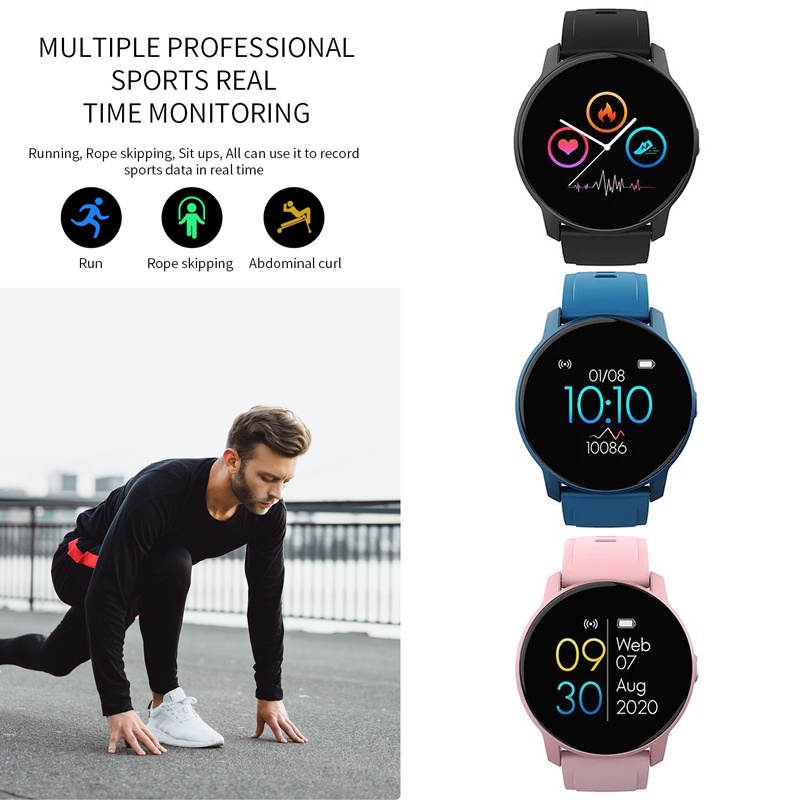 Đồng Hồ Thông Minh W9 Chống Nước Kết Nối Bluetooth Hỗ Trợ Nghe Nhạc MP3 Cho Điện Thoại Android Apple