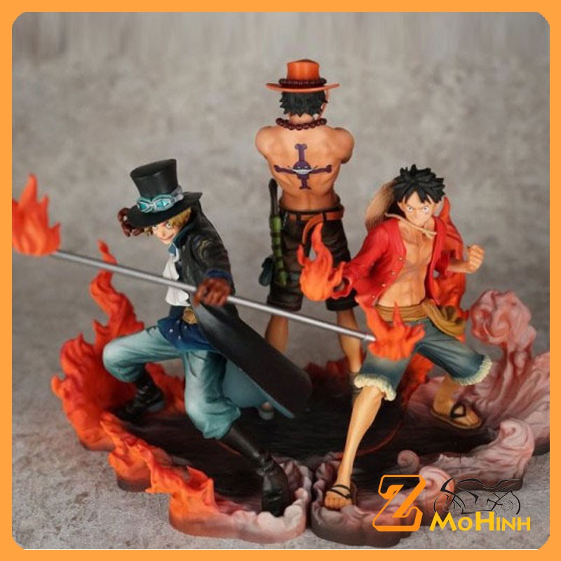 Mô hình One Piece Bộ 3 nhân vật Luffy - Ace - Sabo cao 15cm | Z SHOP - SHOP Mô Hình Z