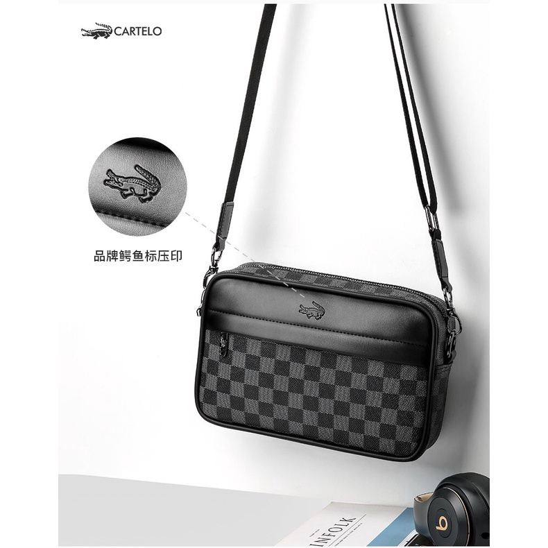 Túi xách da CARTELO chính hãng 100% có sẵn Túi xách nam nữ chất da siêu đẹp chất