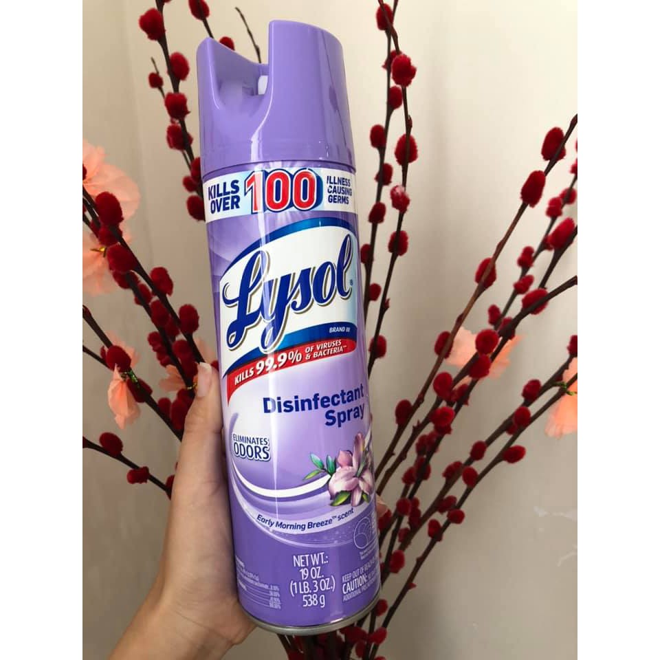 Xịt diệt khuẩn Lysol Disinfectant Spray 538g của Mỹ