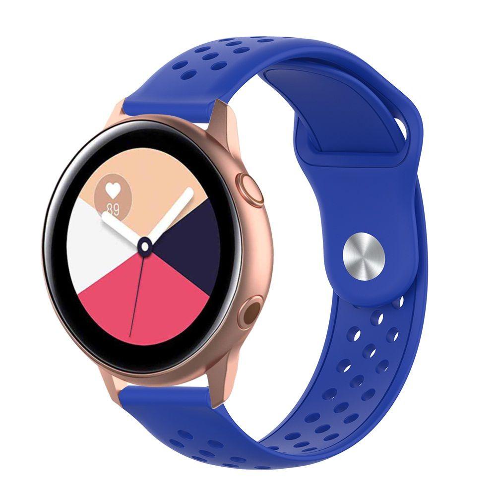 BEBETTERM Dây Đeo Thay Thế Chất Liệu Silicon Màu Trơn Cho Samsung Galaxy Watch Active R500