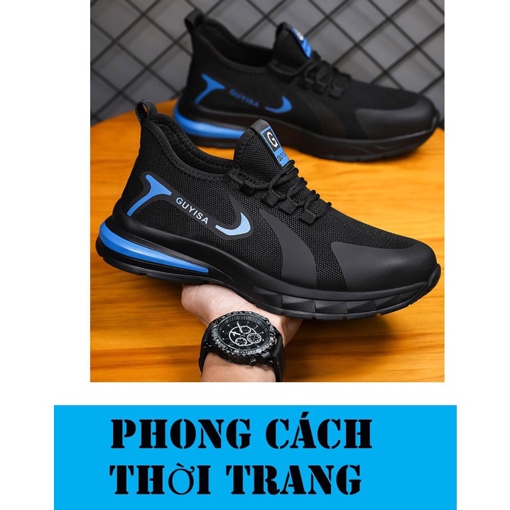 Giày Bảo Hộ Lao Động Thời Trang Thể Thao Nam Nữ Siêu Nhẹ Chống Va Dập Chống Đâm Xuyên Guyisa 1135