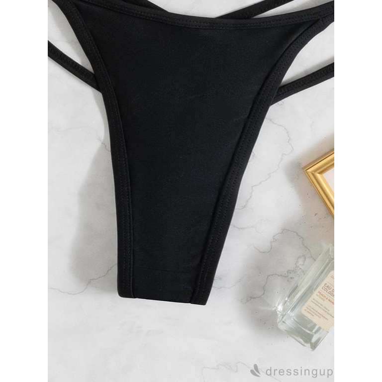 Bộ Đồ Bơi 2 Mảnh Hở Lưng Có Đệm Màu Sắc Gợi Cảm Cho Nữ