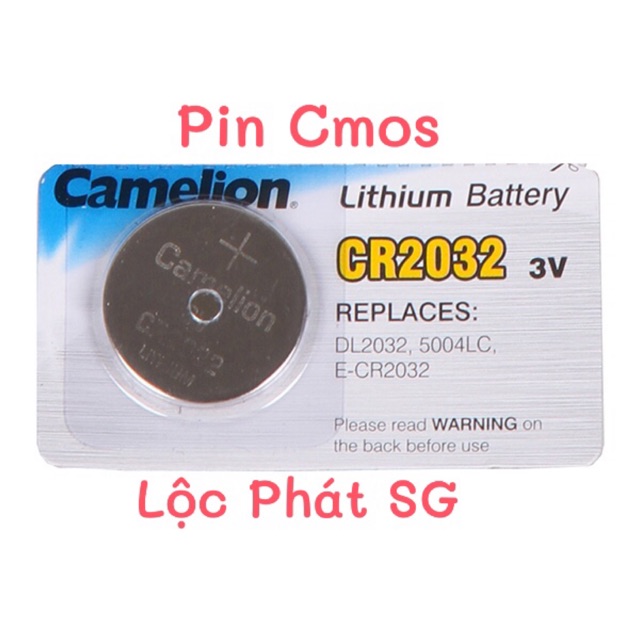 Pin CR2032 Camelion 3V Lithium, Pin Cmos (1 viên)