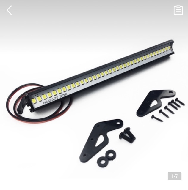 Bộ đèn led dài 36 bóng chuyên chế cho xe điều khiển rc