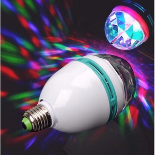 Đèn Led sân khấu xoay nhiều màu sắc 3w (xài chuôi E27)