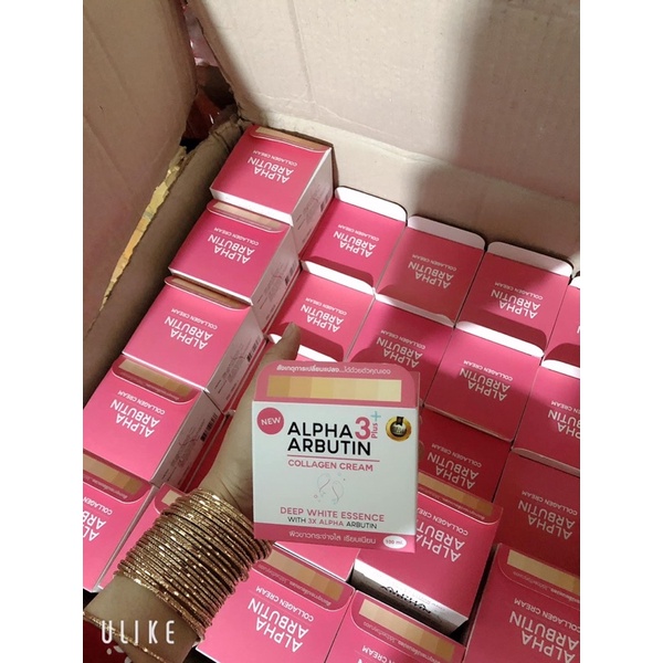 Kem Dưỡng Kích Trắng Body Alpha Arbutin Collagen Cream 3+ Plus - Hàng Thái