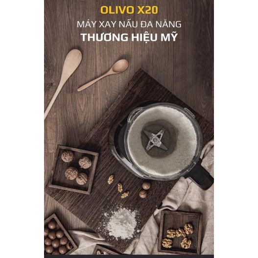 Máy xay sữa hạt olivo x20, cối xay đa năng