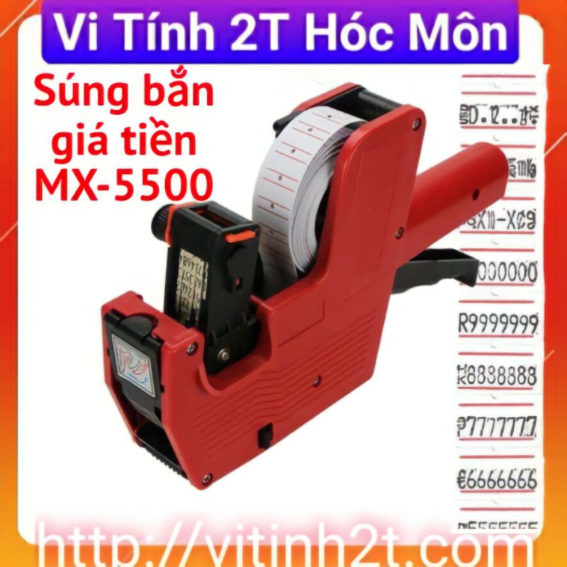 Súng Bắn Giá Tiền màu mực rõ nét Mx5500