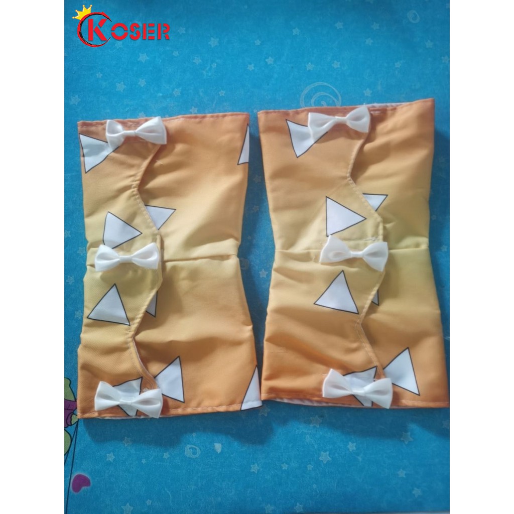 COSER KING Demon Slayer Kimetsu No Yaiba Cosplay Costume Leg Bandage Leg Dress Leg Bandage Kamado Tanjirou Zenitsu kanao Giyuu Shinobu Rengoku Kyoujurou Mitsuri Tokitou Muichirou Iguro Obanai Cosplay Costume legging