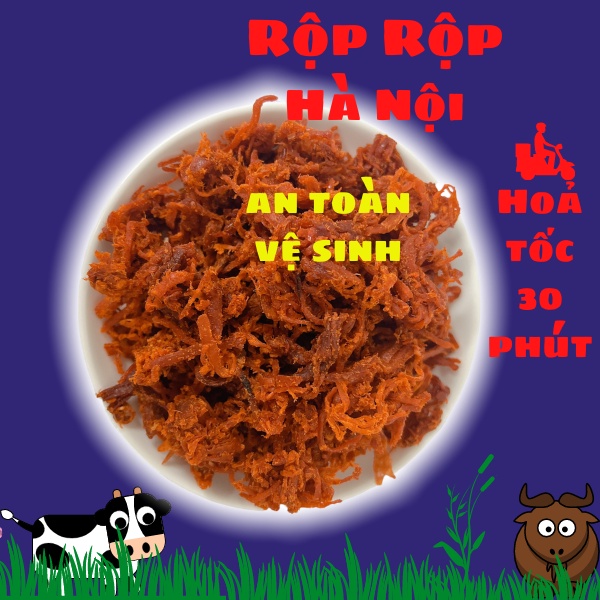 khô Bò sợi rộp rộp hũ 300gr - Hũ 930ml