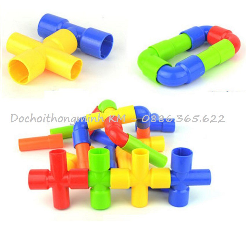 T14 - Túi lắp ráp Lego đường ống nước size lớn