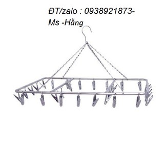 MÓC TREO ĐỒ KẸP ĐỒ- KẸP TREO ĐỒ EM BÉ 32 KẸP-MD06