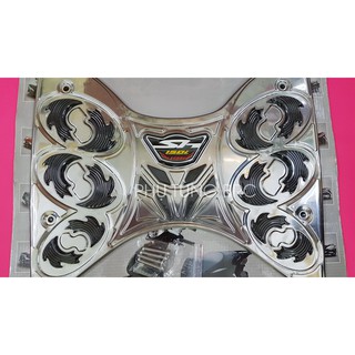 Thảm inox để chân xe SH 2017, 2018, 2019