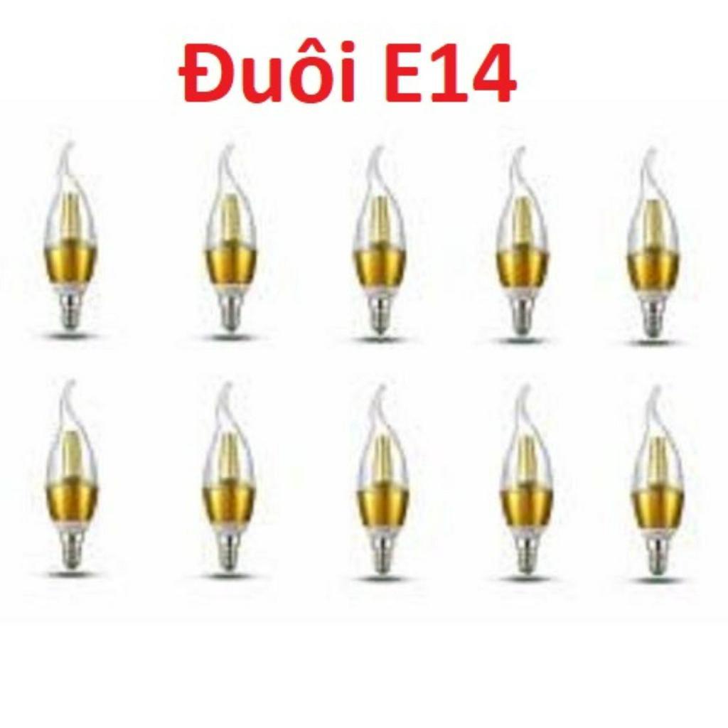 Bộ 10 bóng đèn LED nến 5W E14 - Ánh sáng vàng