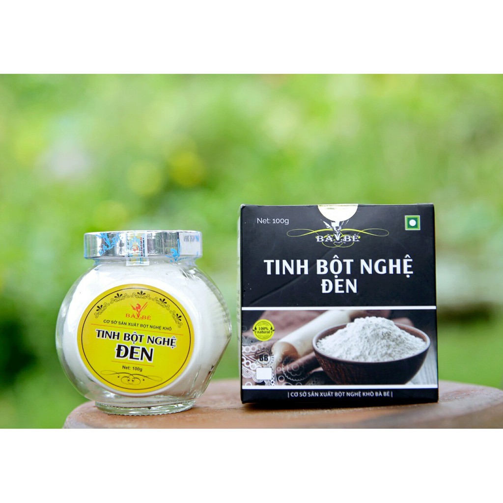 Tinh bột nghệ Đen Bà Bé - nguyên chất 100%