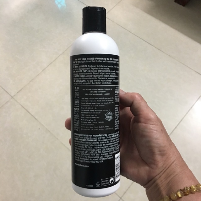 Dầu gội làm phồng và dày tóc TIGI AMPED UP VOLUME SHAMPOO 355ml