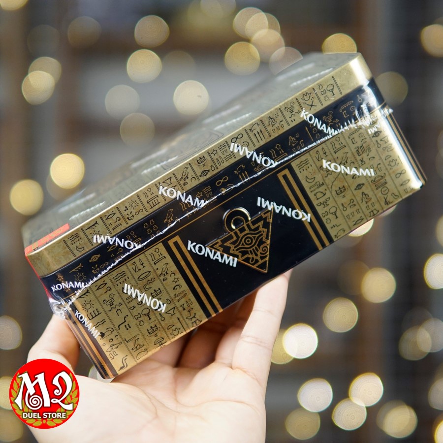 Hộp thẻ bài Yugioh Mega tin 2022 Tin Of The Pharaoh’s Gods Collection - Nhập khẩu Anh Quốc UK