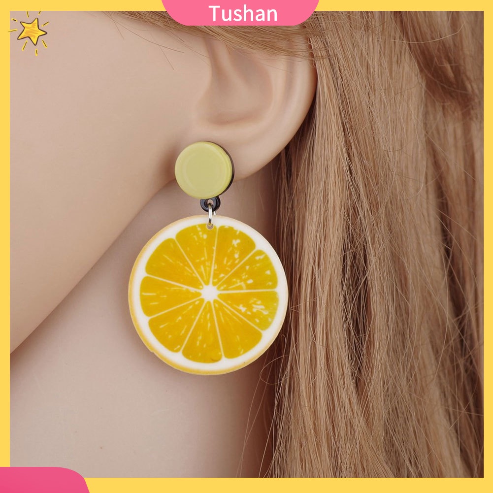 Khuyên Tai Hình Trái Cây Phong Cách Hàn Quốc Cho Nữ