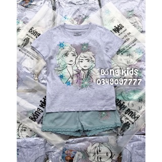 Bộ Hè Bé Gái Elsa&Anna Delta