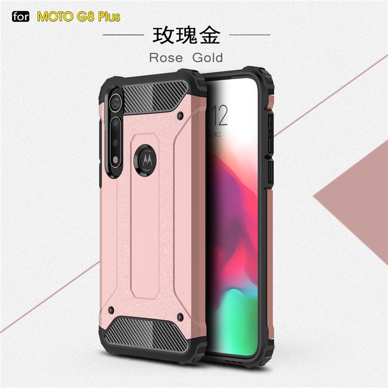 Ốp Lưng Kiểu Giáp Cho Motorola Moto G8 Plus