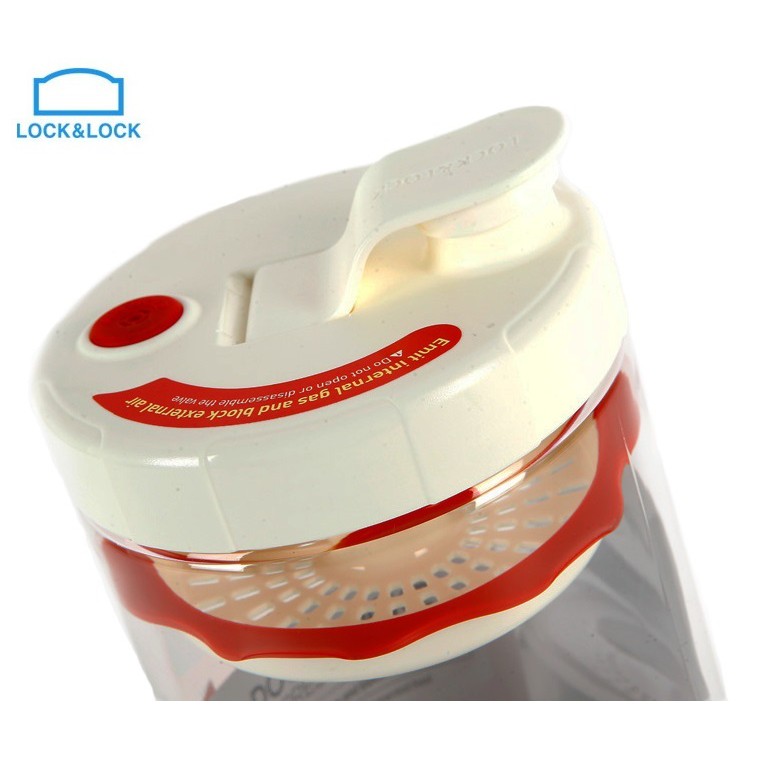 Hộp muối dưa cà Lock & Lock 2.1 lít 1.3 lít [ INL413 INL412 ] - hủ nhựa 2100ml 1300ml làm dưa cà muối chua