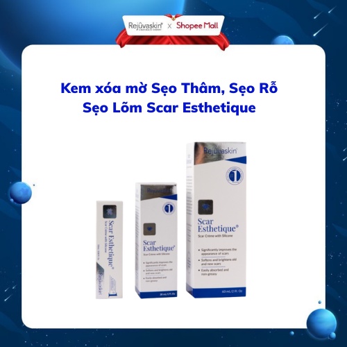 Kem xóa mờ Sẹo Thâm, Sẹo Rỗ, Sẹo Lõm Scar Esthetique của Rejuvaskin Hoa Kỳ