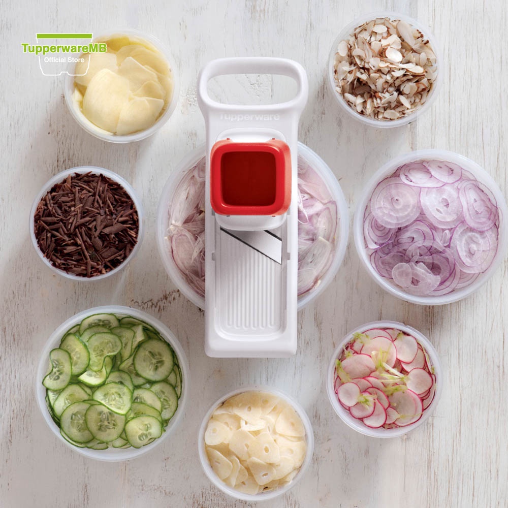 Dụng cụ bào thực phẩm Speedy Mando TUPPERWARE dao hai lưỡi cắt lát dễ dàng nhanh gọn lẹ tiện dụng đa năng cho nhà bếp