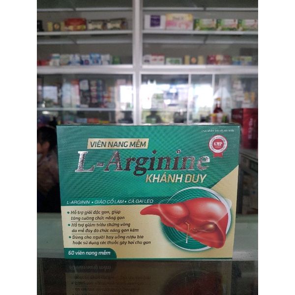 Viên L_ ARGININE  Hộp 60 viên nang mềm