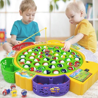 Bộ đồ chơi câu cá cho bé size lớn 5 cần câu-45 con có nhạc cho bé