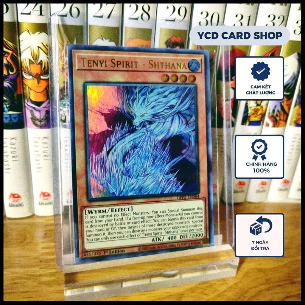 Thẻ bài Yugioh Chính Hãng Tenyi Spirit Shthana – Ultra Rare