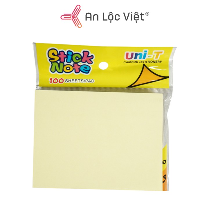 Giấy note vàng 3x4 uni - T