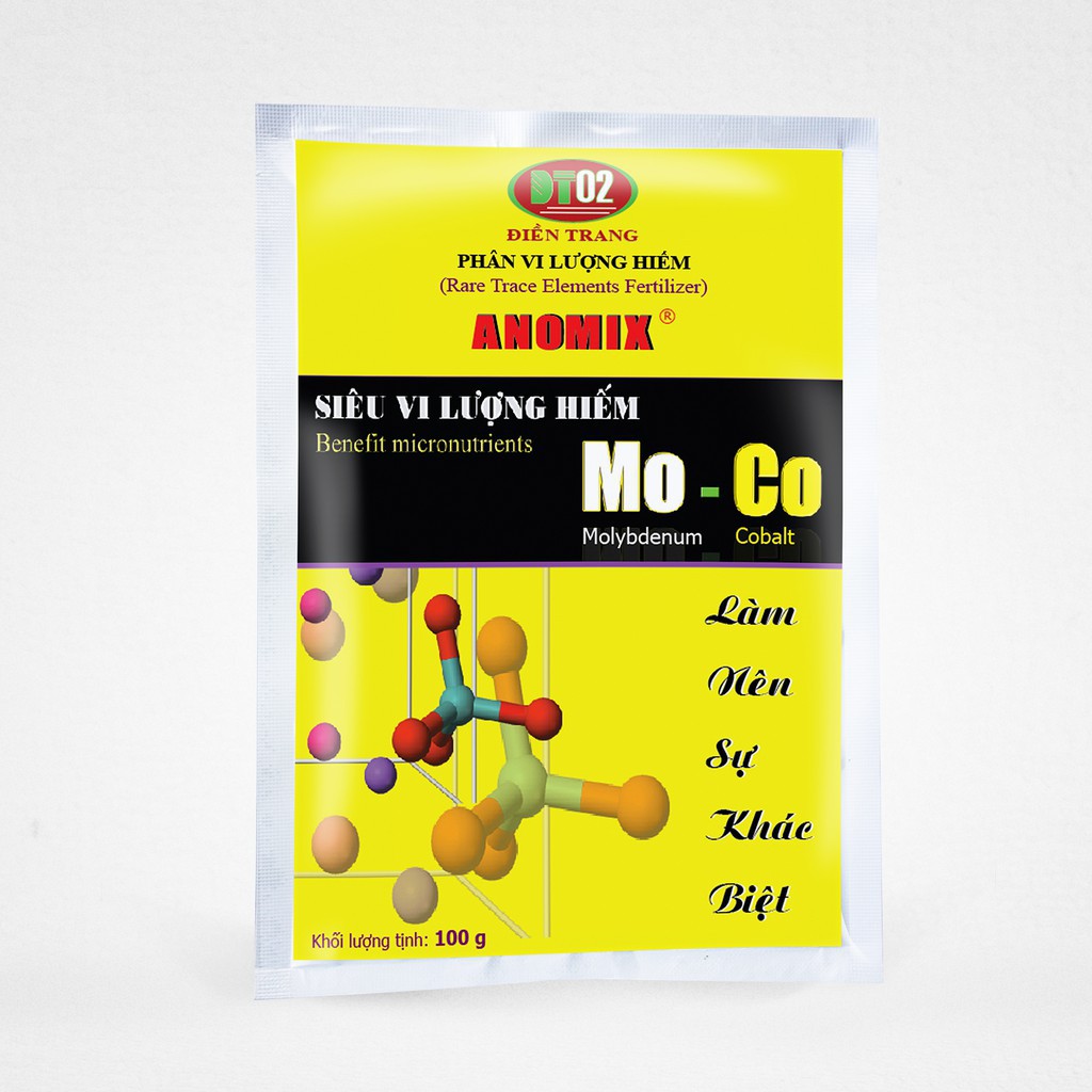 Combo 5 gói Phân siêu vi lượng hiếm ANOMIX Mo-Co