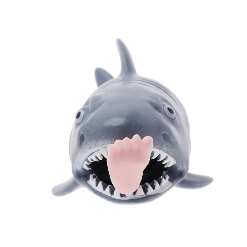 Đồ chơi squishy hình cá mập giúp giảm căng thẳng