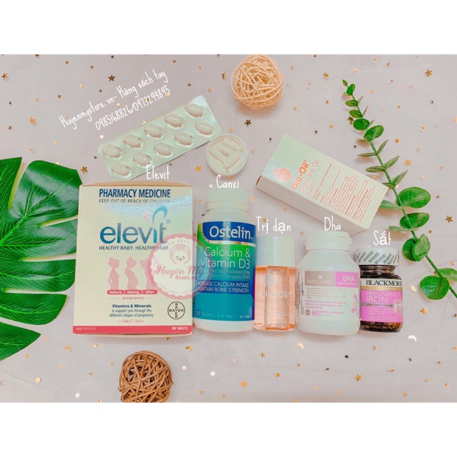 Combo Elevit cho bà bầu