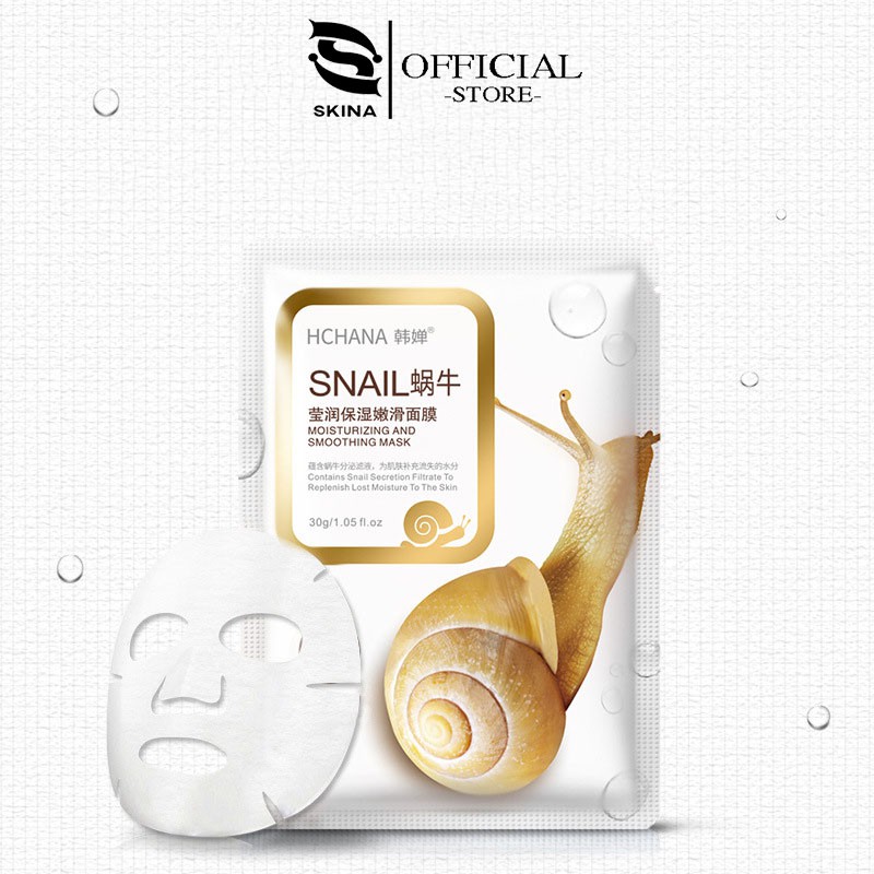 [RẺ VÔ ĐỊCH]Miếng Mặt Nạ Ốc Sên -Da Sáng Đẹp,Khoẻ Mạnh Snail Rorec