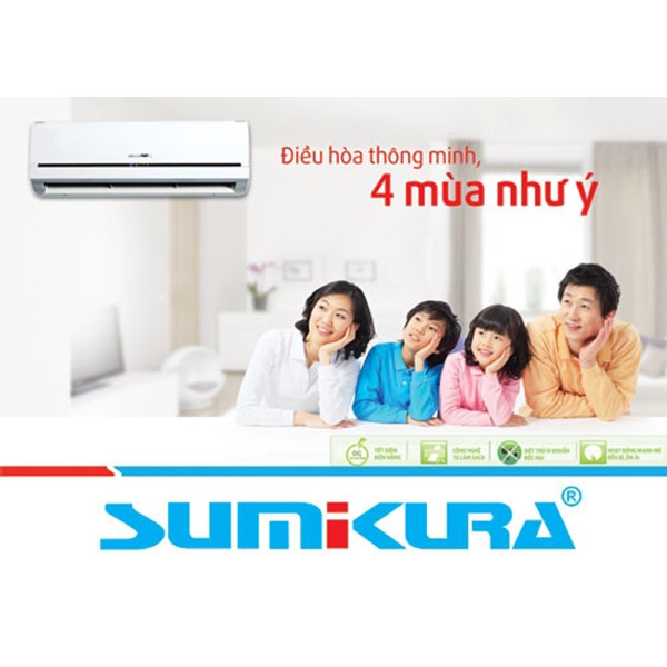 MIỄN PHÍ CÔNG LẮP ĐẶT & VẬT TƯ - Điều hòa không khí 1 chiều Sumikura 12000BTU Thường – APS/APO -120 Mới