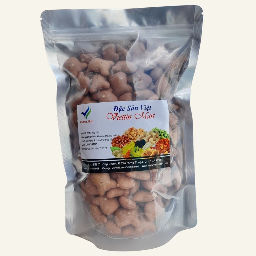 Bánh Gấu Socola Nhân Kem Viettin Mart 500G