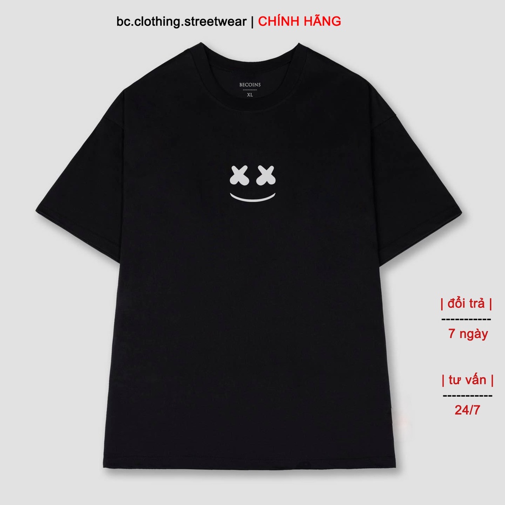 Áo thun trơn Becoins, áo cổ tròn marshmello chất cotton chất lượng size từ 40g đến 95g