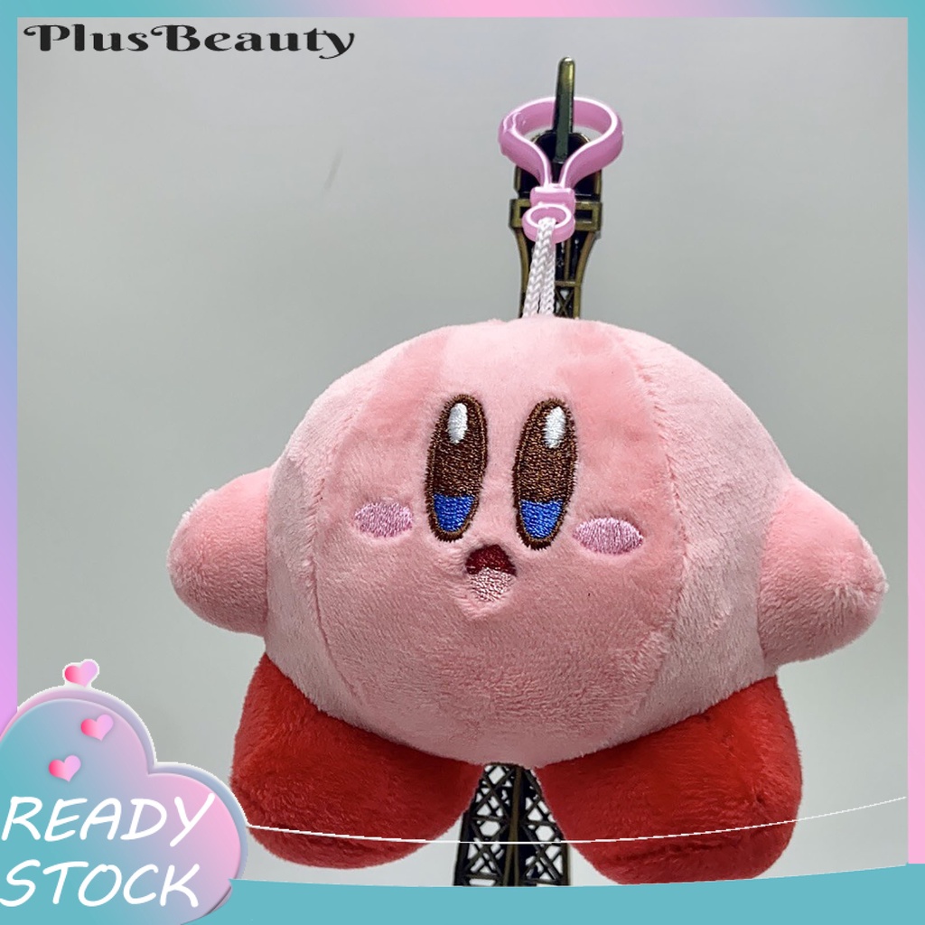 pluscloth Mini Kirby Design Plush Doll Game Stuffed Toy Hanging Bag Pendant Keychain Decor