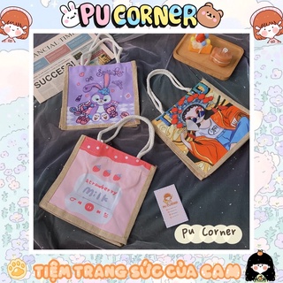 Túi cói cute nhiều mẫu