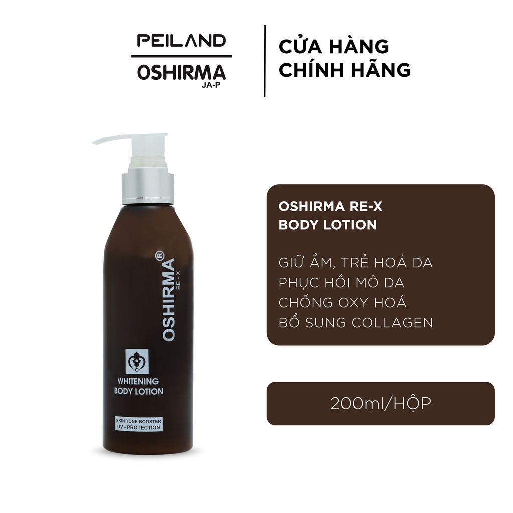 Sữa Dưỡng Thể dạng kem lotion Làm Sáng & Đều Màu Da Toàn Thân 200ml