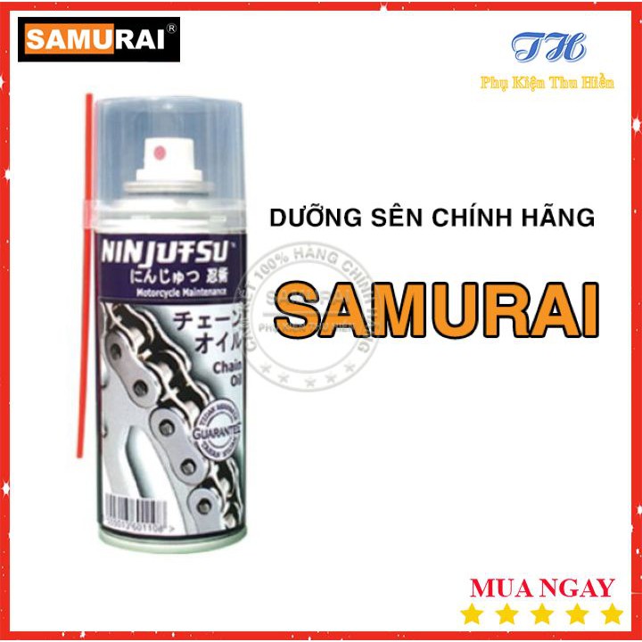 Chai Xịt Dưỡng Sên Xe Máy NINJUFSU SAMURAI Dạng Sáp NZ002